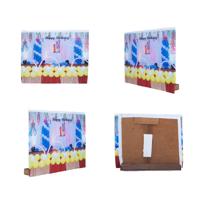 Birthday Clay Golu Bommai Set - 6 x 3 Inches | Giri Golu Doll/ 11 Pcs/ Navaratri Golu Bomma/Gombe/Bommai