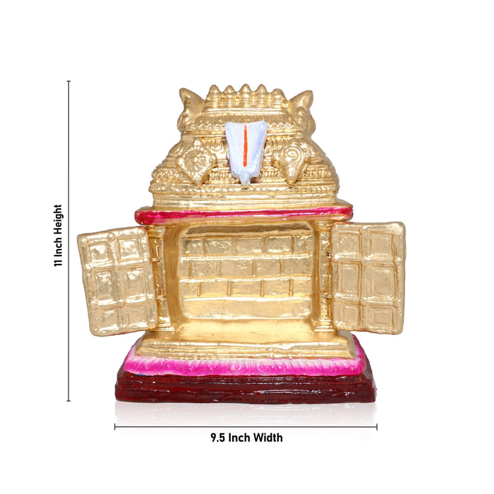Vishnu Sorgavasal Clay Golu Bommai Set - 11 X 9.5 Inches | Navratri Gombe/ Giri Golu Doll For Navaratri Decor