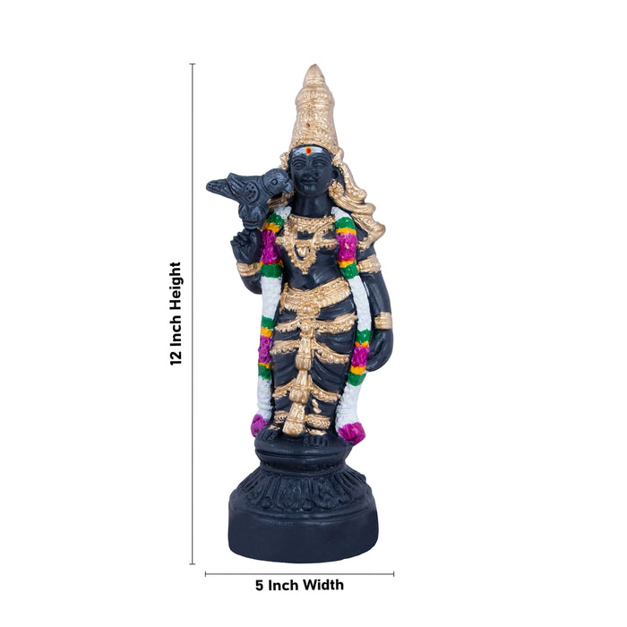 Meenakshi Clay Golu Bommai - 12 x 5 Inches | Giri Golu Doll/ Navaratri Golu Bomma/Gombe/Bommai