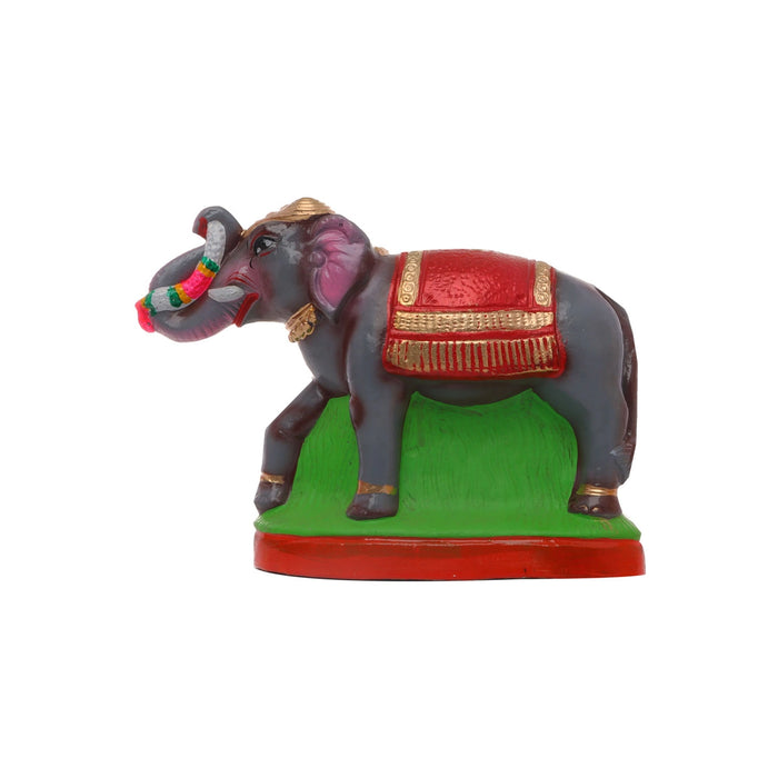 Manakula Vinayagar Clay Golu Bommai Set - 10 x 7.5 Inches | Giri Golu Doll/ Navaratri Golu Bomma/Gombe/Bommai