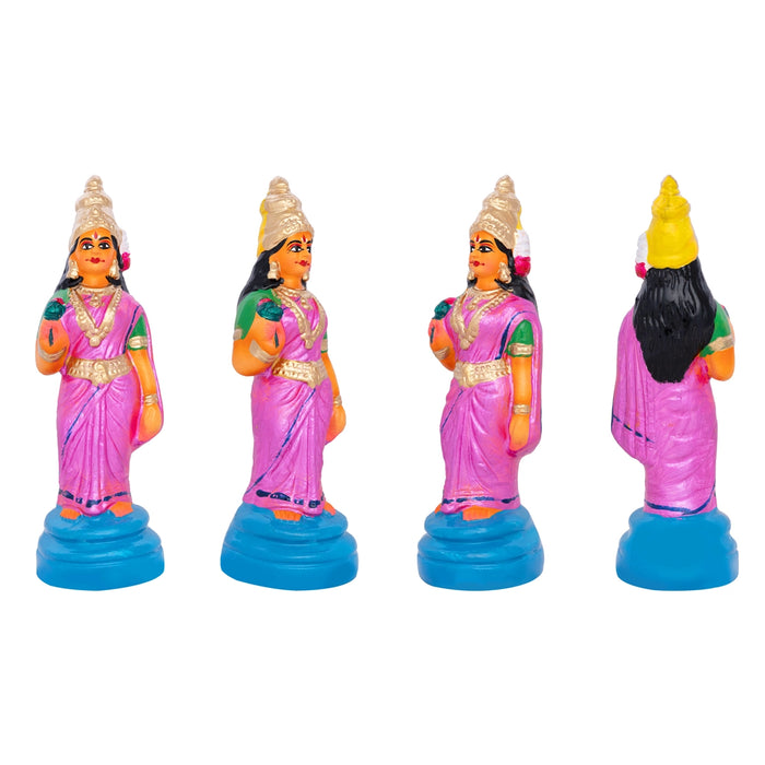 Rama Idol Clay Golu Bommai Set - 9 X 3.5 Inches | Navratri Gombe/ Giri Golu Doll For Navaratri Decor