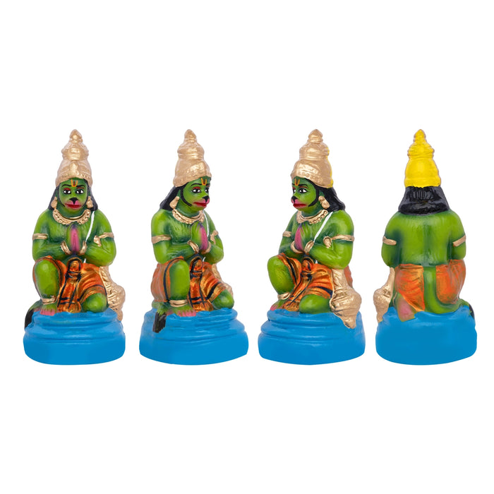 Rama Idol Clay Golu Bommai Set - 9 X 3.5 Inches | Navratri Gombe/ Giri Golu Doll For Navaratri Decor