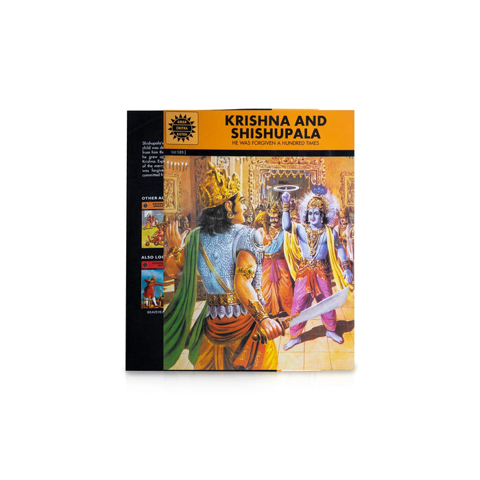 Krishna And Shishupala - He Was Forgiven A Hundred Times - English | by Kamala Chandrakant/ Comic Book