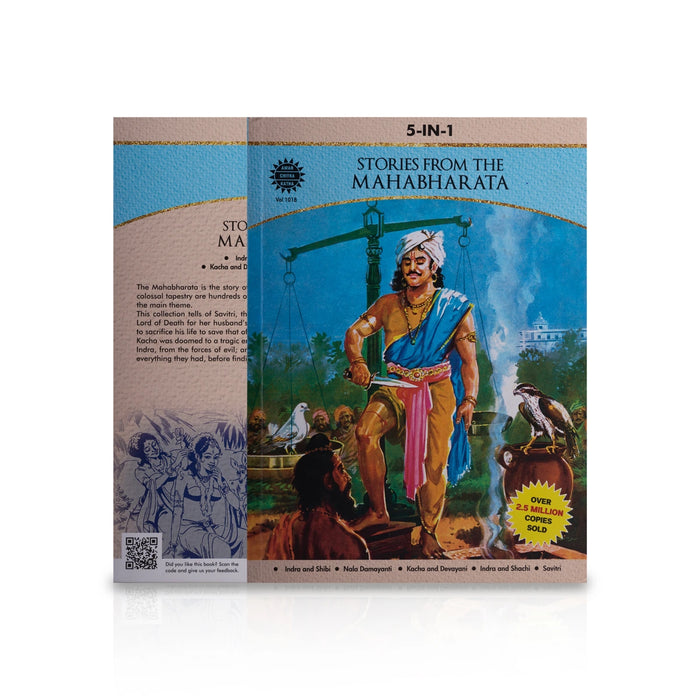 Stories From The Mahabharatha - English | Anant Pai/ 5 In 1 Story Book/ Childrens Book For Epic Adventures