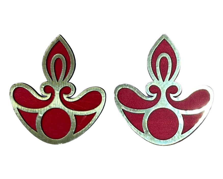 Rangoli candle holder