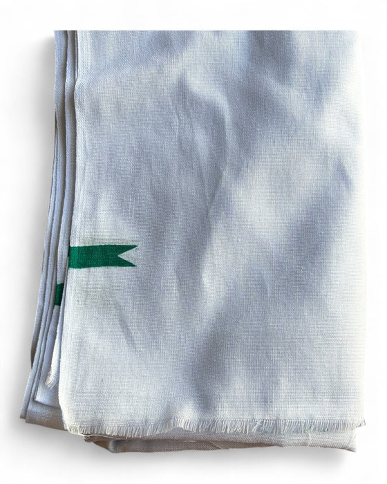 Towel - 30 x 60 Inches | Angavastra for Men/ Kasavu Shawl/ White Colour Uthriyam