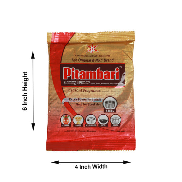 Pitambari Powder | Pooja Cleaning Powder/ Metal Shining Powder for Vessel