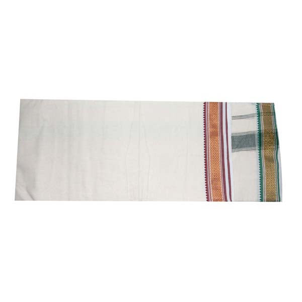 Half White Vesht - Muthu-Fancy Pet Veshti 9X5