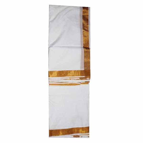 Veshti-Rich Cotton Jari