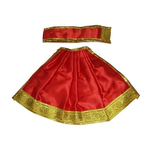 Velvet Pleet Pavadai-7 Inch