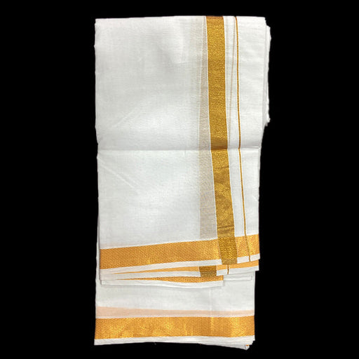 White Veshti-Venpattu-Pure Silk 40K 9 x 5