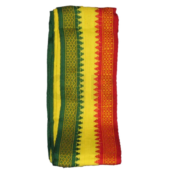 Towel - 30 x 60 Inches | Kasavu Shawl/ Angavastram for Men/ Yellow Colour