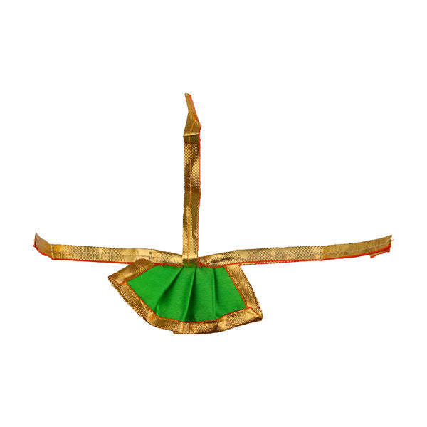 Amman Pavadai | Satin with Jari Border Mata Poshak/ Devi Vastra for Deity/ Assorted Colour