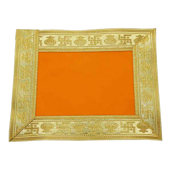 Aasan Velvet Plain-Embose - 14 x 14 Inch