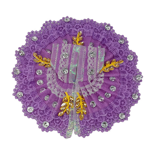 Gol Poshak - 4 Inches | Janmashtami Special/ Krishnar Dress for Deity/ Assorted Colour