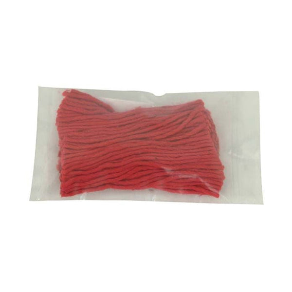 Sri BalaMurugan Cotton Wicks - 4 Pockets | Vilakku Thiri for Daily Pooja/ Red Colour/ Nool Thiri/ 4 Pkt