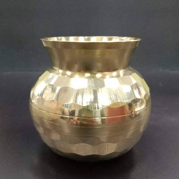 Brass Diamond Lota