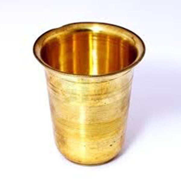 Brass Tumbler | Brass Coffee Tumbler/ Brass Cup for Home