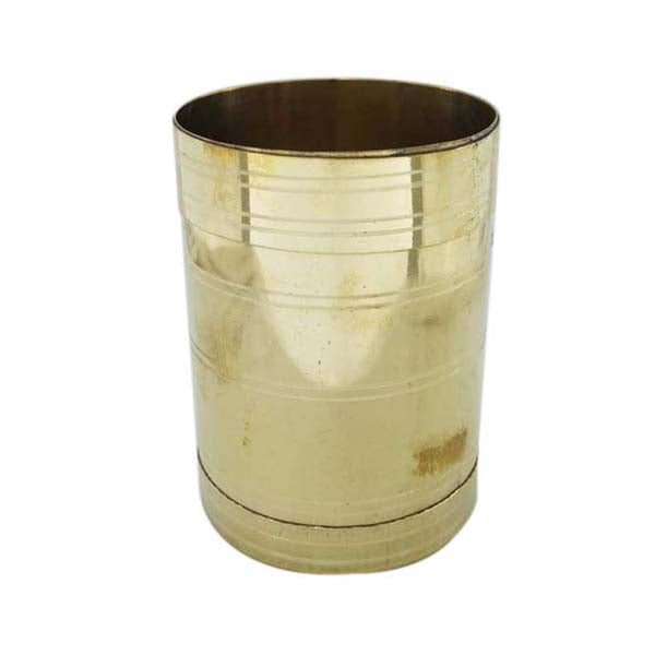 Brass Padi - 5.5 Inches | Rice Grains Measuring Pot/ Measuring Cup for Home/ 375 Gms Approx
