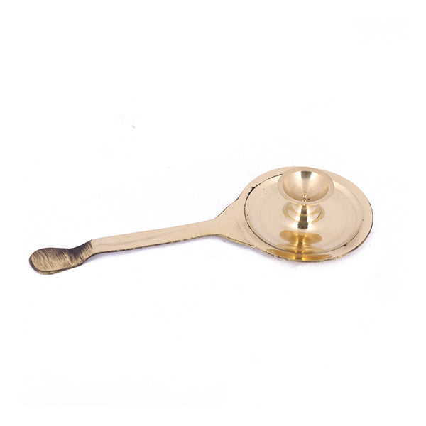 Brass Palghat Aarti | Karpoora Burner/ Kapoor Arti for Puja/ 80 Gms Approx