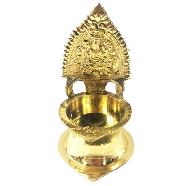 Brass Lamp - 3.5 Inches | Kamakshi Vilakku | Kamatchi Diya | Deep for Home | 60 Gms Approx