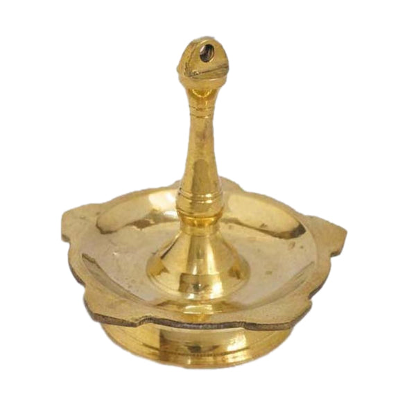 Brass Hanging Lamp | Hanging Deepam/ Latkan Lamp/ 5 Face Vilakku for Pooja