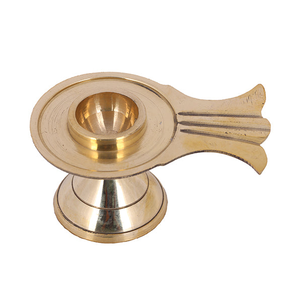 Brass Shivalingam Stand - 1.7 Inch | Jaldhara Stand for Puja/ Jalheri/ Jaleri/ 120 Grams