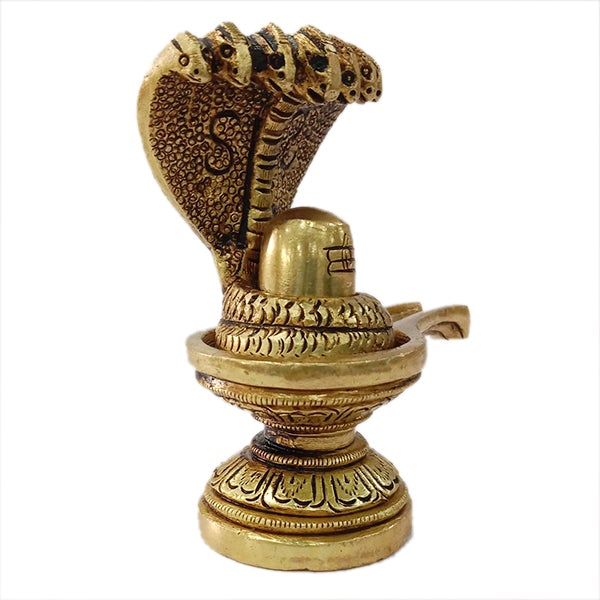 Shivalingam With Nagam 35 Inch