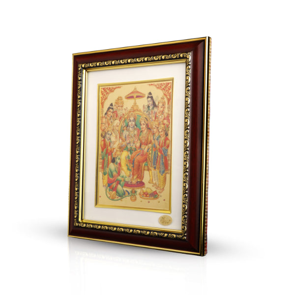 Photo Frame - 10 x 8 Inches | Picture Frames/ Synthetic Rosewood Material/ Gifts/ Random Design