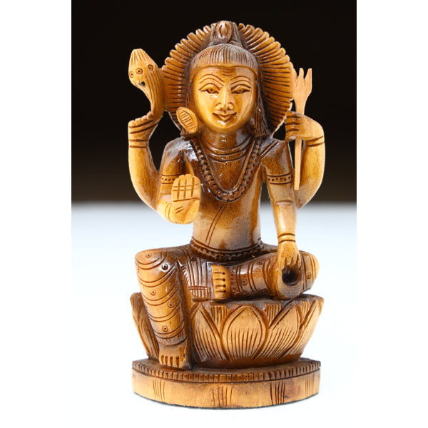 Wooden Statue - 6 Inches | Wood Sculpture for Home | Assorted Design