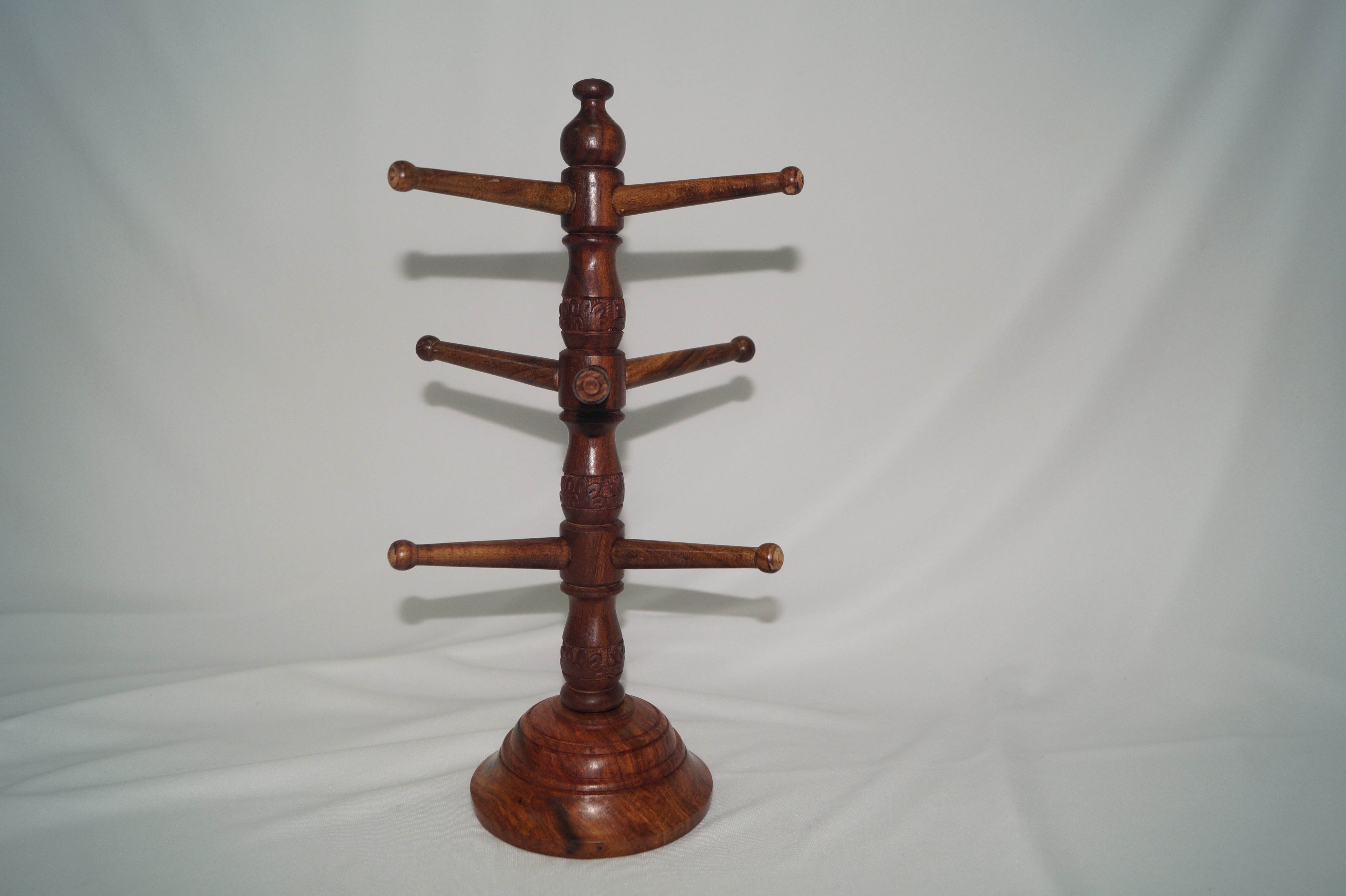 Wooden bangle holder on sale