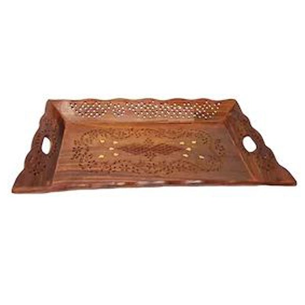 Service/Fruit Tray Jali/Brass Work Square 12*12 Inch
