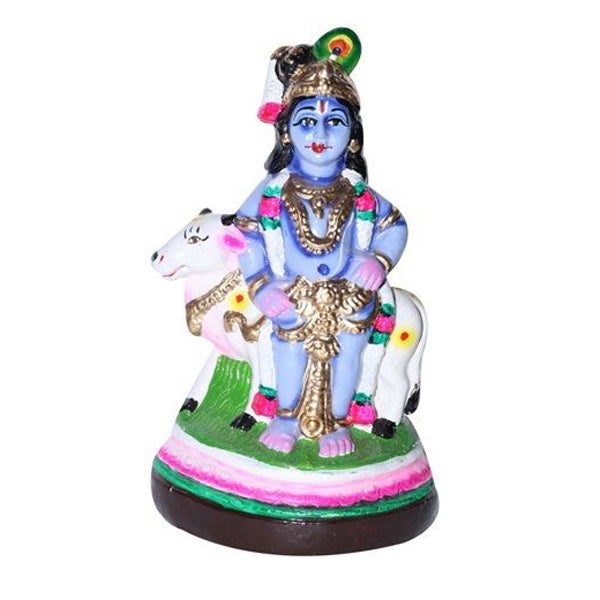 Krishna With Cow