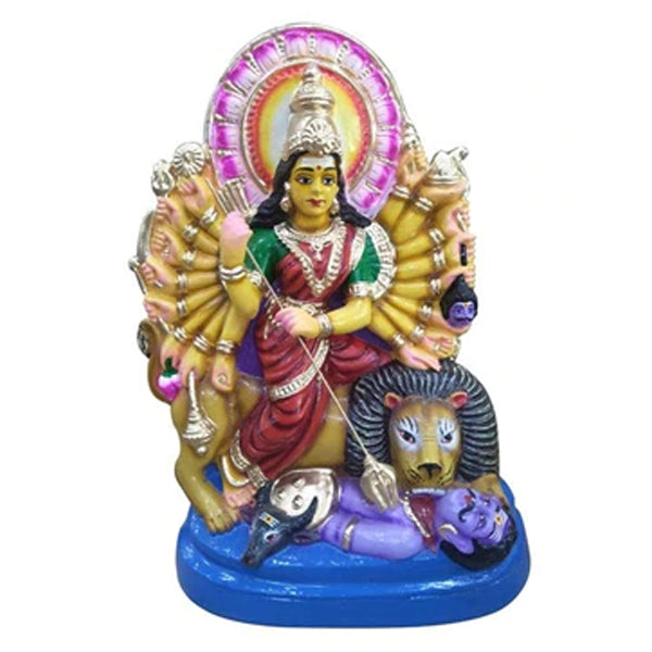 Mahishasuramardini Durga- 18 Inch | GiriAus Golu Doll/ Paper Mache/ Single Piece/ Navratri Bommai/ Gifts/ Showpiece