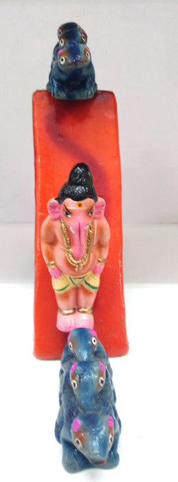 Vinayagar Sarukkumaram Set | GiriAus  Golu Doll/ Clay/ Ganesh Murti/ Navratri Bommai/ Showpiece