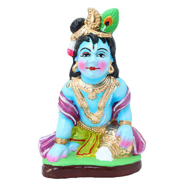 Crawling Krishna - 8 Inches | GiriAus  Golu Doll | Thavazhum Kannan | Navratri Bommai