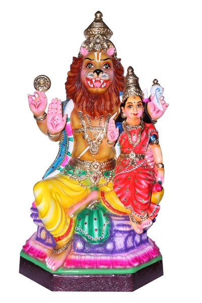 Lakshmi Narasimhar Paper Mache Golu Bommai | Giri Golu Doll/ Navaratri Golu Bommai/ Gombe/ Bommai