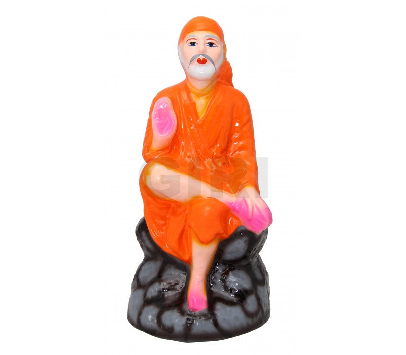 Saibaba - 10 Inches | GiriAus  Golu Doll/ Clay/ Shirdi Sai Idol/ Navratri Bommai/ Gifts/ Showpiece