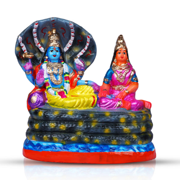 Ranganathar - 8 Inch | GiriAus Golu Doll/ Clay/ Sri Ranga/ Navratri Bommai/ Gifts/ Showpiece