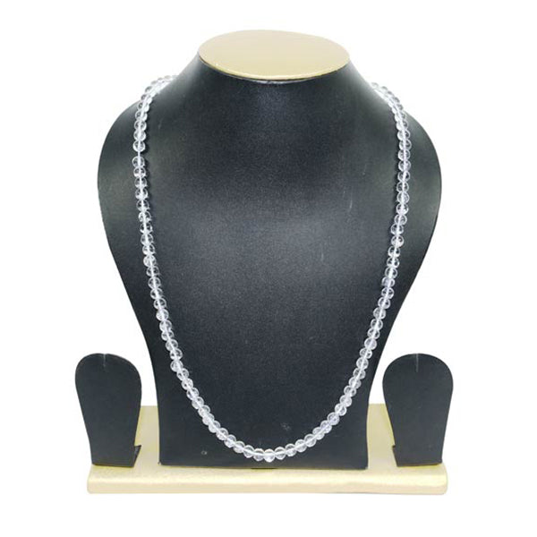 Sphatik Mala with Thread Knot | 108 Beads/ Rosary for Prayer/ Crystal Mala