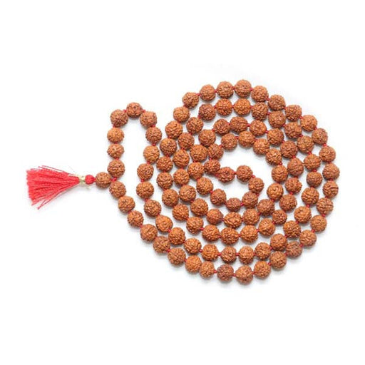 Rudraksha Mala Knot 6.5MM - 108