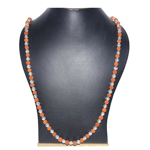 Rudraksha Crystal Mala 108 Beads