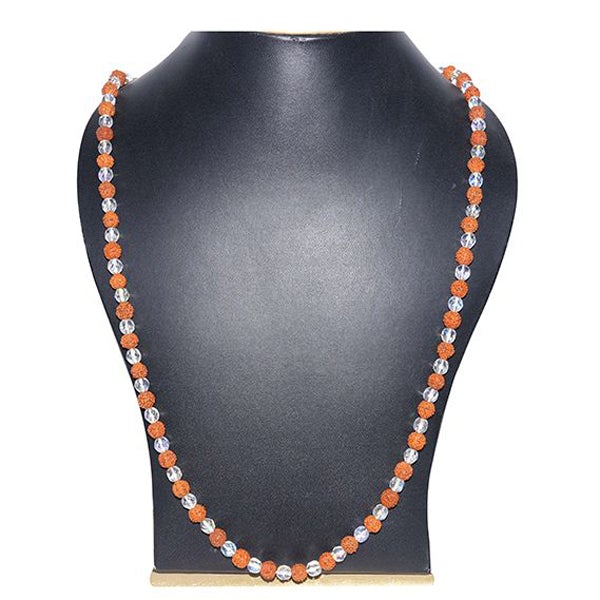 Rudraksha Crystal Mala 108 Beads