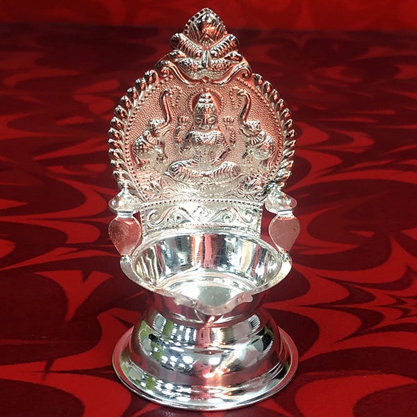 Kamakshi Lamp Silver