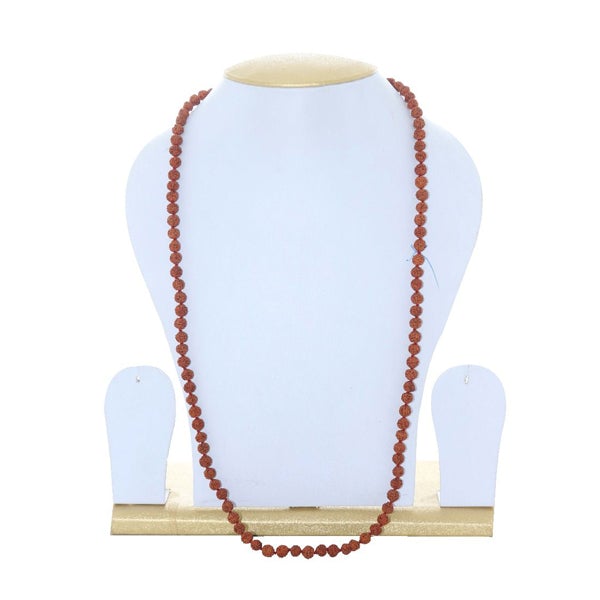 Rudraksha Mala with Thread Knot | 108 Beads Japa Mala/ Kantha Mala/ Ruthratcham Malai for Meditation
