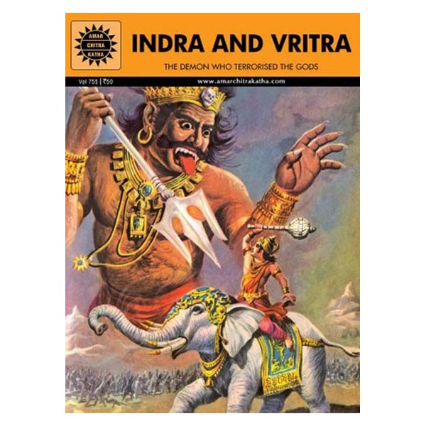 Indra And Vritra-English
