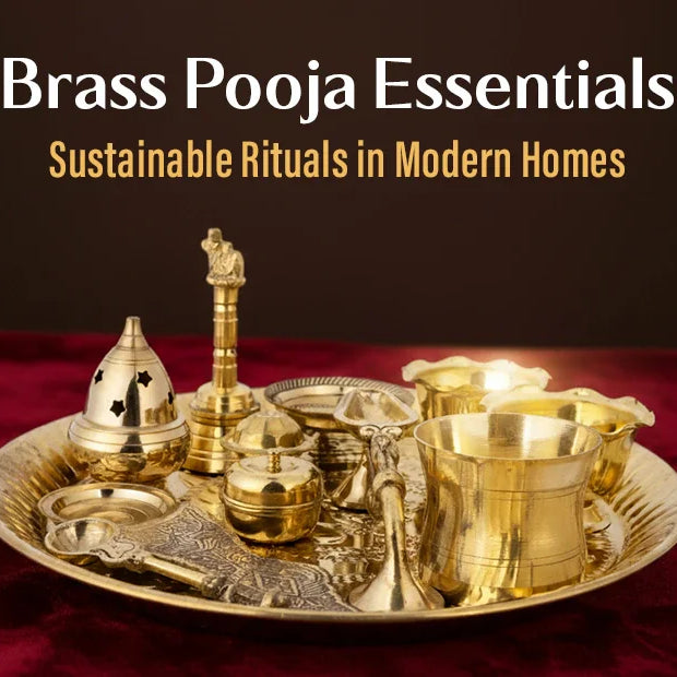 Brass Pooja Essentials Sustainable Rituals in Modern Homes