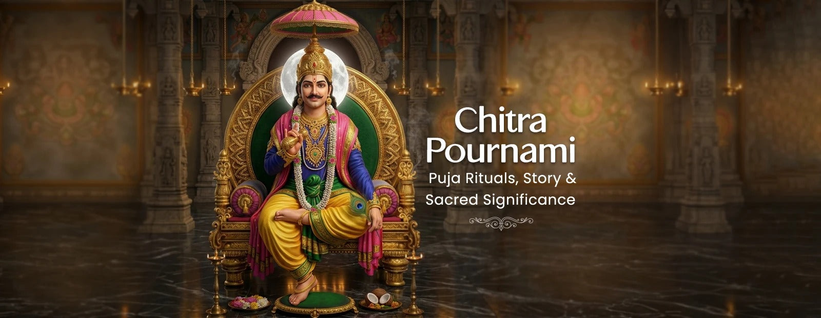 Chitra Pournami 2026: Puja Rituals, Story &amp; Sacred Significance