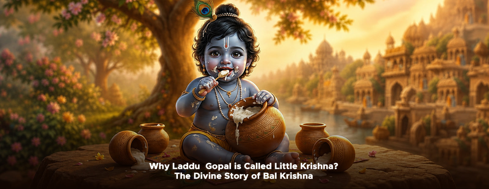 Why Laddu  Gopal is Called Little Krishna? The Divine Story of Bal Krishna