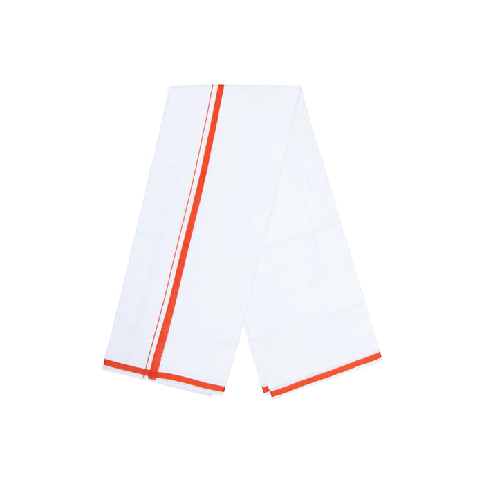 Veshti - 4 Mtrs| Maharaja Dhoti/ White Vesti / Traditional Dhothi for Men
